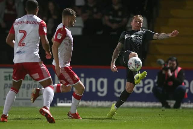 Nicky Adams on the ball