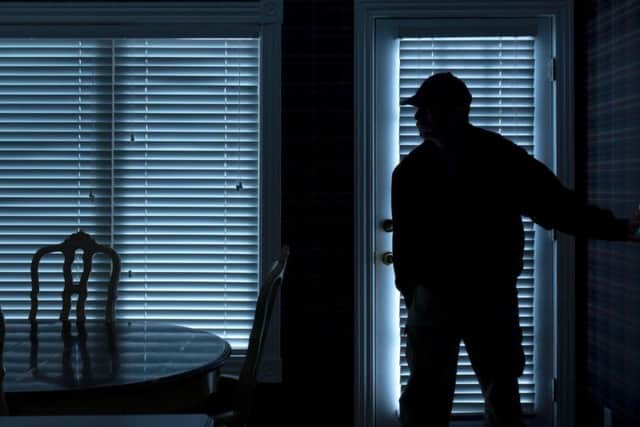 Burglary stock photo