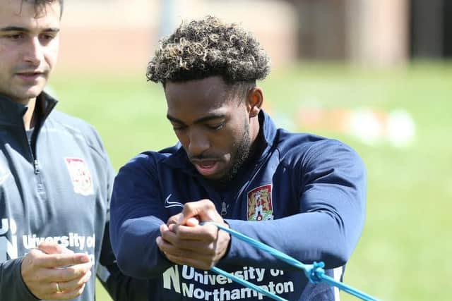 Reece Hall-Johnson could be available for selection for the Cobblers this weekend