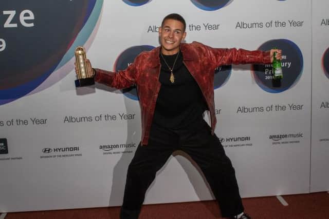 slowthai pictured arriving at last nights awards bash in London.