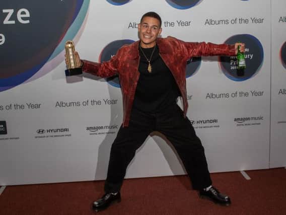 slowthai pictured arriving at last nights awards bash in London.