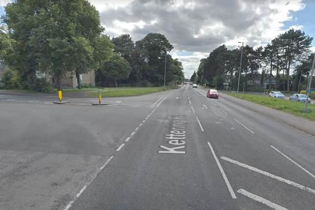 The crash was on Kettering Road North near Churchill Avenue. Photo: Google
