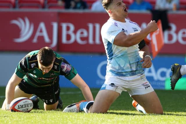Rohan Janse van Rensburg scored a key try early in the second half