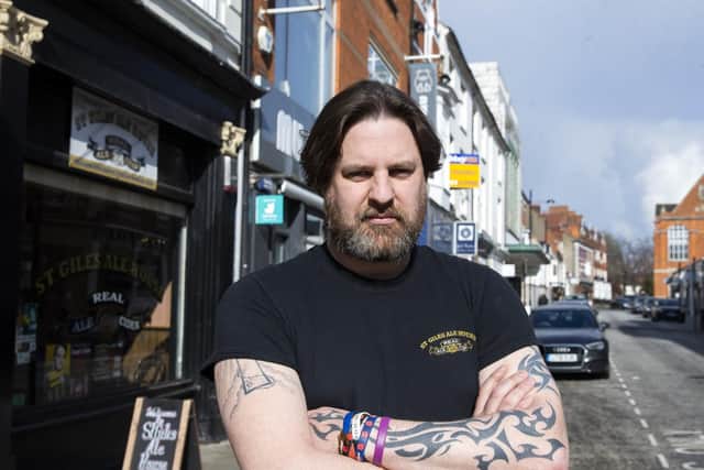 Terry Steers is one of many traders set to march on the county council offices later this week.