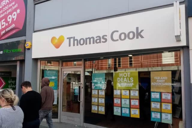 Thomas Cook on Abington Street, Northampton, is closed