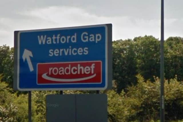 Ervijs Baltins left the Watford Gap Services and drove northbound on the southbound carriageway.