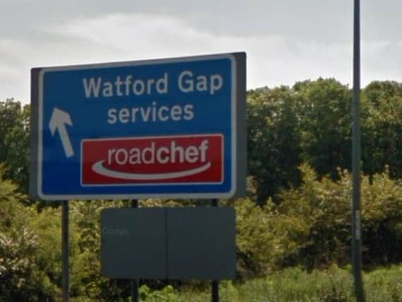 Ervijs Baltins left the Watford Gap Services and drove northbound on the southbound carriageway.