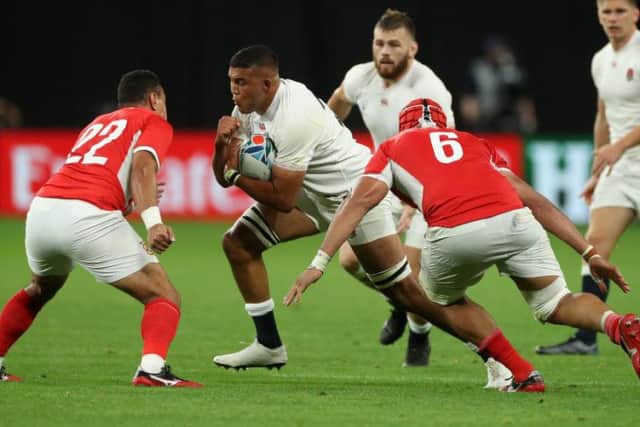 Lewis Ludlam came on as a replacement during England's opening win over Tonga