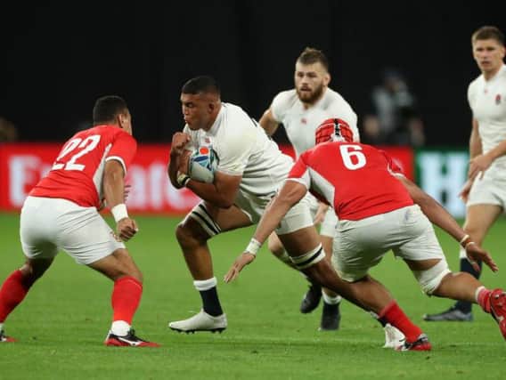Lewis Ludlam came on as a replacement during England's opening win over Tonga