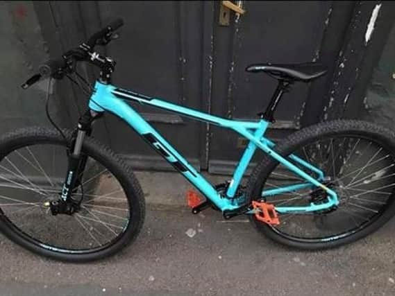 Have you seen this distinctive blue bike around town?