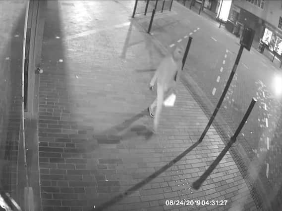 A man is wanted in connection to a rape in Magee Street after following a woman from out of town centre.