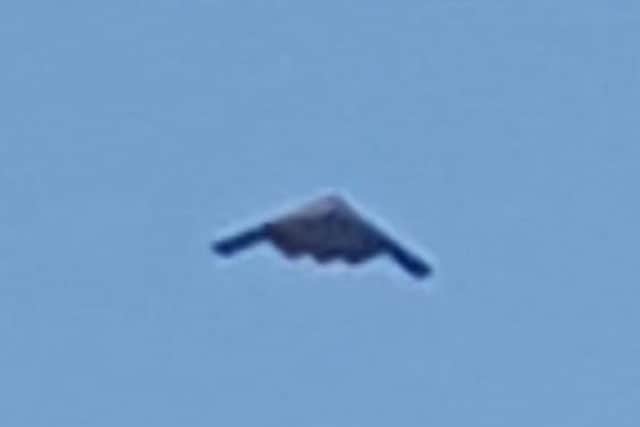 Clare Tosney snapped it over Kingsthorpe, adding: "Great to see it approach."