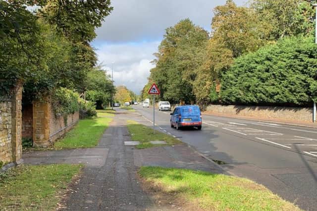 The incident happened in Harlestone Road, close to the junction with Bants Lane, the fire service confirmed.