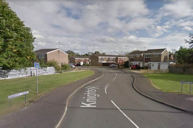 Robert John Harford is accused of a burglary on Knights Court, Northampton. Photo: Google