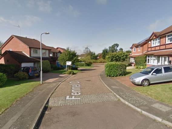 The car was stolen from a home in Fennel Court, East Hunsbury. Photo: Google
