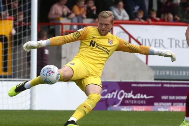 Buxton's shot took a deflection but he seemed a little slow to move his feet, however he made two exceptional saves from Leitch-Smith, firstly standing tall to block an early chance before showing superb reactions late on... 7