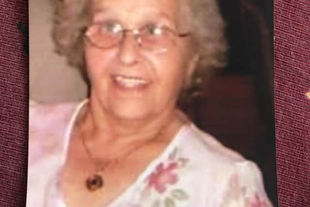 The grandmother has been wearing the necklace for 20 years.