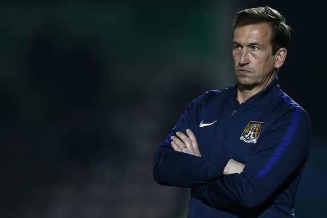 Justin Edinburgh managed the Cobblers for eight months in 2017