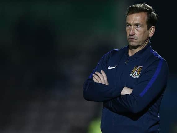 Justin Edinburgh managed the Cobblers for eight months in 2017