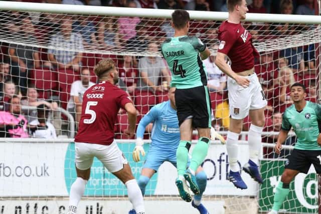 Cobblers' young central defensive pair Charlie Goode and Scott Wharton