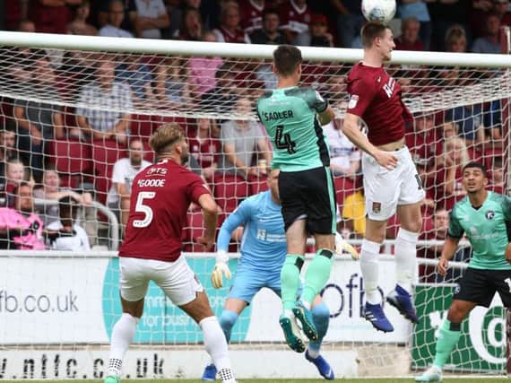 Cobblers' young central defensive pair Charlie Goode and Scott Wharton