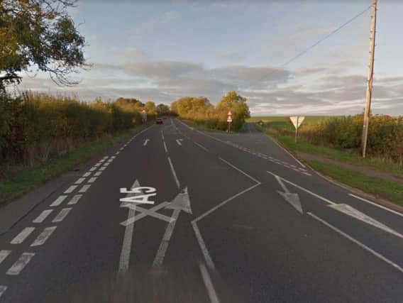 The crash was on the A5 near the turn for Bugbrooke. Photo: Google