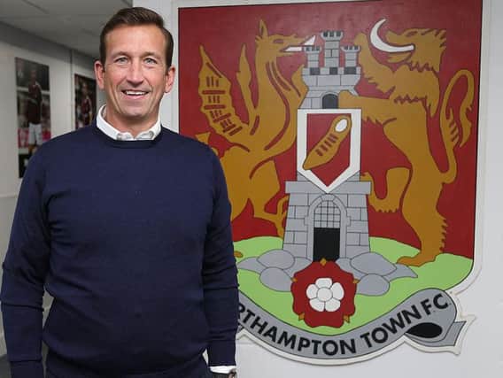 Justin Edinburgh was appointed Cobblers boss in January, 2017