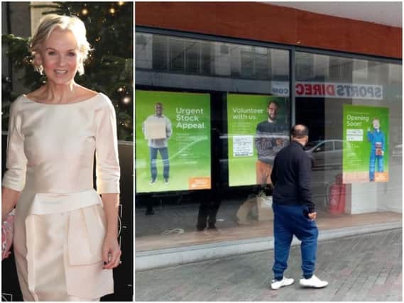 Calender Girls actress Lisa Maxwell will be on hand to open a new Barnardo's store.