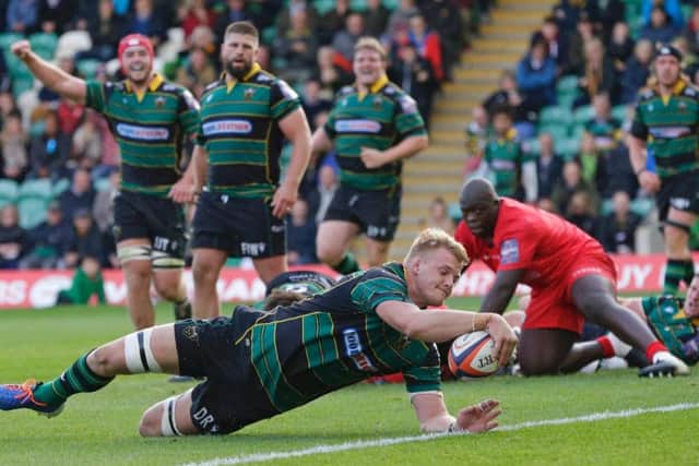 David Ribbans scored for Saints
