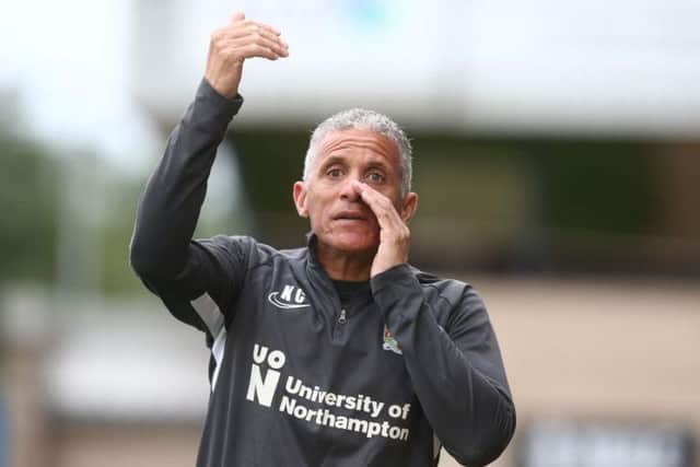 Keith Curle calls back the three players he would send on all at once against Leyton Orient. Picture: Pete Norton