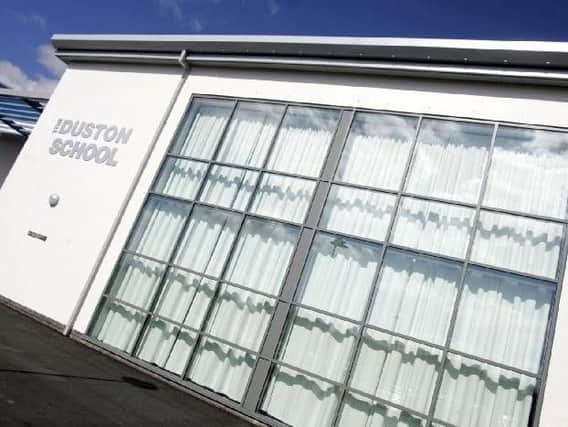 The Duston School was built as part of the Private Finance Initiative schools project.