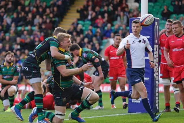 David Ribbans scored for Saints