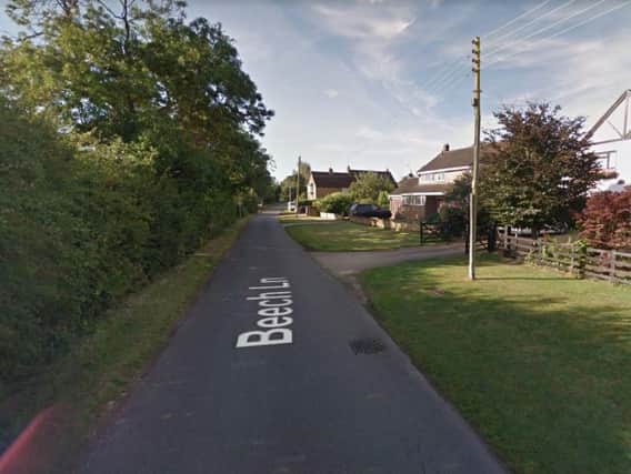 The burglary was at a home in Beech Lane, Kislingbury. Photo: Google