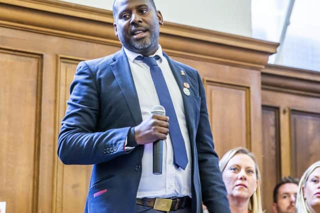 The event included a speech from Stuart Lawrence, the brother of London murder victim Stephen Lawrence (pictured).