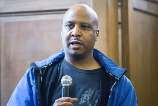 Jeff Gonsalves, a community leader from Wellingborough, asked the children how the authorities can help them.