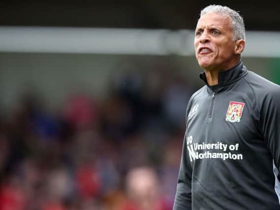 Keith Curle was not happy with his team's performance in the 1-0 defeat to Leyton Orient on Saturday (Picture: Pete Norton)