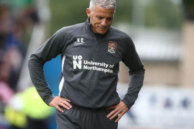 Cobblers boss Keith Curle