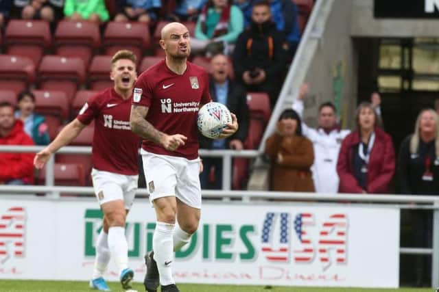 Angry: Alan McCormack is demanding the Cobblers become 'ruthless' after three games without a win. Picture: Pete Norton