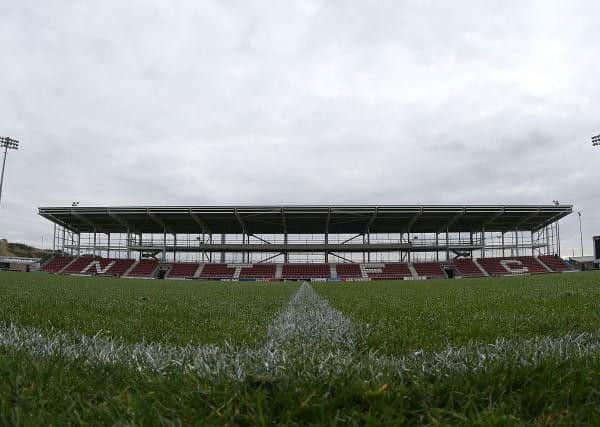 The east stand at the PTS Academy Stadium (Picture: Pete Norton)