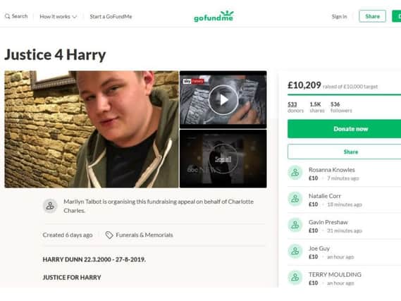 The "Justice 4 Harry" Facebook page has broken through its 10,000 target.