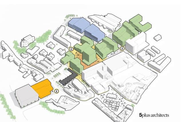 A linear park and a major mixed-use development is planned for Greyfriars. Plus the land could be used to house bus stops once again.