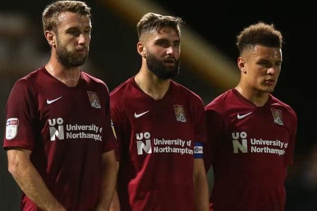 Did any of Cobblers' fringe players force their way into Keith Curle's thinking? Pictures: Pete Norton