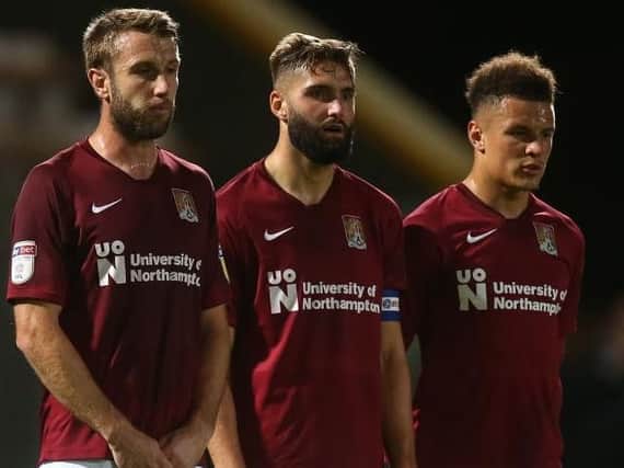 Did any of Cobblers' fringe players force their way into Keith Curle's thinking? Pictures: Pete Norton