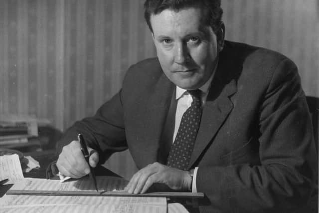 Northampton's most famous composer, Malcolm Arnold.