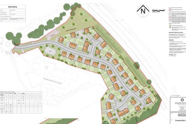 A plan of how the development off Dayrell Road would look. Photo: Countryside Properties