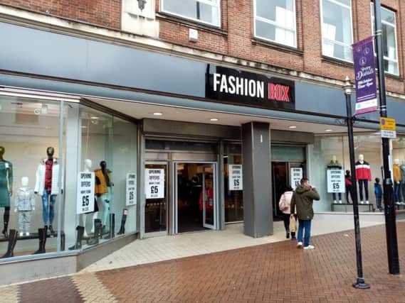 Fashion Box is the latest store to open within the former BHS unit in Abington Street