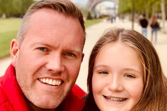 Adam and his daughter Imogen.