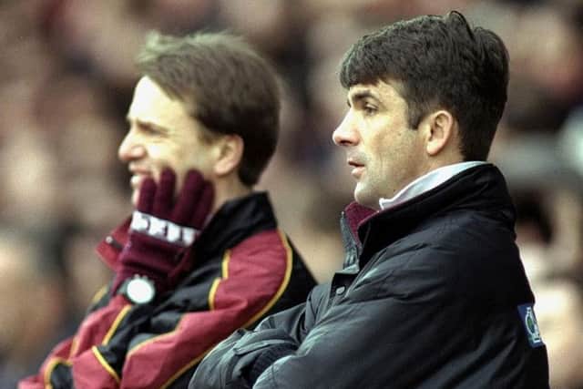 Record as joint bosses: P 5 W 2 D 1 L 2. Final game in charge: Oct 30, 1999 (FA Cup) - Shrewsbury 2 Cobblers 1