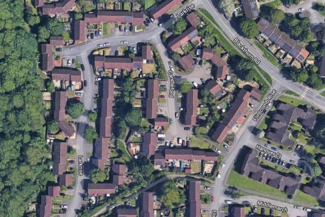 The incident happened on a footpath in Blackthorn.