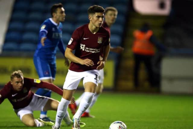 Scott Pollock enjoyed a fine evening at Brunton Park. Picture: Pete Norton